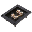 DIY 4-Way Speaker Box Terminal Binding Post Screw Cup