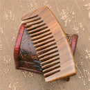 Natural Green Sandalwood Comb Wooden Massage Present Comb