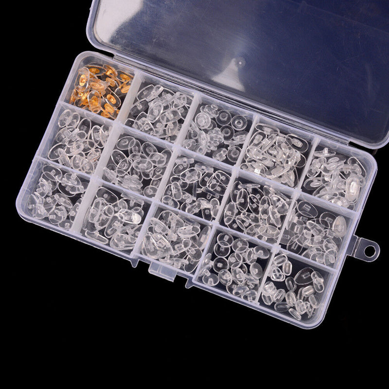 15 Style 300pc Silicone Nose Pads Glasses Repair Accessories Tool For Eyeglas SE