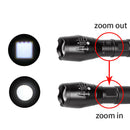 Portable USB Rechargeable LED Flashlight Torch ZoomableCREE XML T6 5 ModeLigh Cy