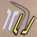 2*Universal White LED L Shape COB DRL Daytime Running Light Driving Fog Lamp COB