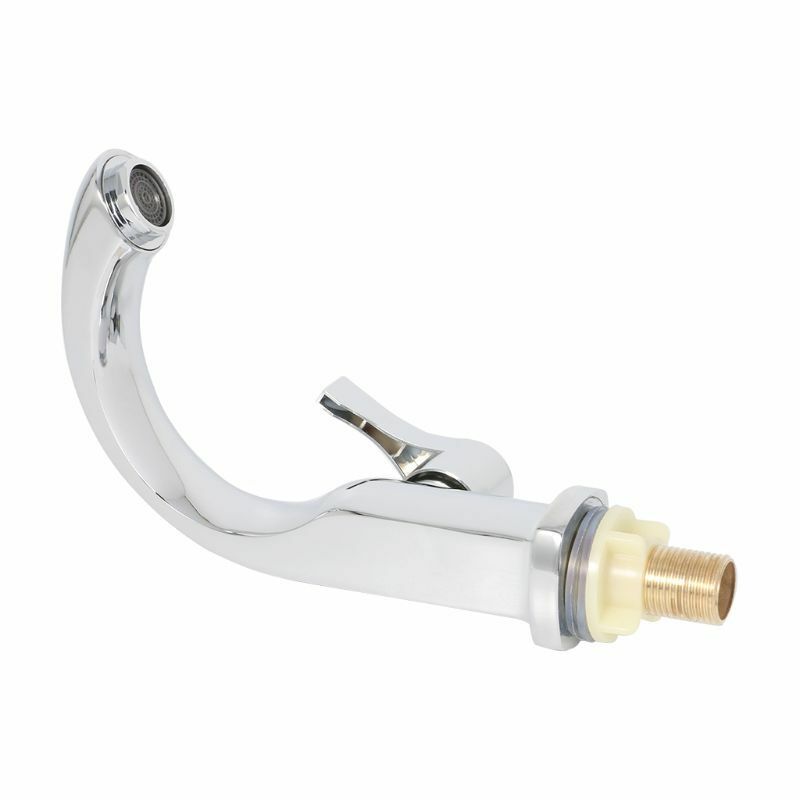 1/2" Kitchen Connect Basin Faucet Deck Mounted Cold Water Tap Chrome Plated