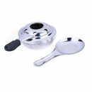 Portable Mini Outdoor Cooking Camping Stainless Steel Stove Pocket Windproo D6D7