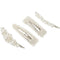 Pearls Hair Clips For Women Girls 4Pcs Large Bows/Clips/Ties For Birthday V F9C9