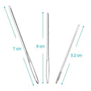 9 Pcs Large-Eye Blunt Needles with 2 Pcs Yarn Stitch Holders, Knitting Need