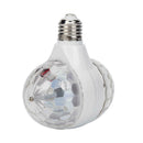 100-240V E27 3W Double-head RGB LED Bulb Rotating Crystal Magic Ball Stage Light