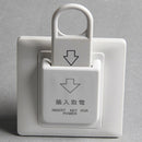 5Pcs Hotel Saving Power Switch Ac-220V 30A Three Line Wall Sensory Switch w