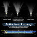 12inch 450W LED Work Light Bar Combo Spot Flood Driving Off Road SUV Boat AT TR