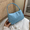 Nylon Casual Women Handbag Tote Female Solid Underarm Shoulder Bag (Blue)
