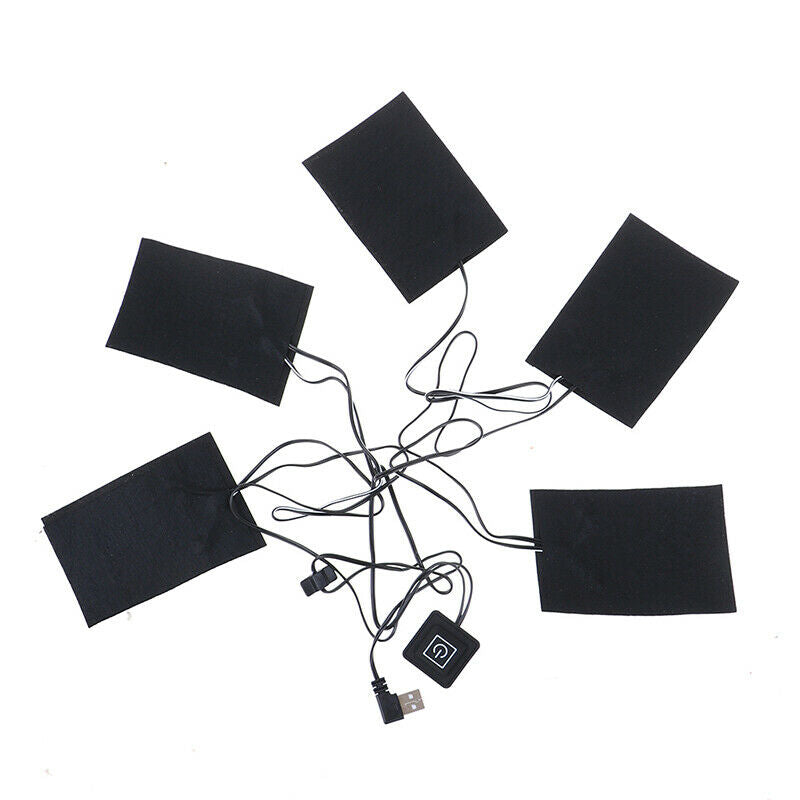 5 in 1 USB Clothes Heater Pad With 3 Gear Adjustable Heating Warmer Pad  Hn