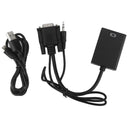 VGA Male to HDMI Female SVGA Video Converter Adapter Cable For PC DVD HDTV