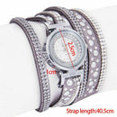 Duoya Top Brand Fashion Luxury Rhinestone Bracelet Watch Women Quartz Watch