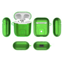 Green Earphone Casing Protective Skin Cover with Buckle For AirPod 1 Gen