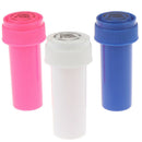 29ML Plastic Push Down Turn Vial Container Weed Storage Stash Jar Pill Bottle JR