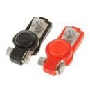 2x New Car Accessories Adjustable Battery Terminal Clamp Clip Positive Negative