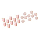 10pcs Dots Paper Plates Cups Birthday Wedding Bouquet Dinner Tableware Set