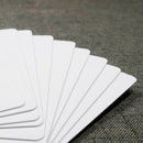 100 Pvc Plastic Cards Plastic Business Cards Hot Stamping Double-Sided Prin F9G2