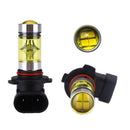 Pair H10 9145 100W LED Fog DRL Driving Lights Car Head Light Bulbs Yellow