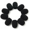 10PCS/Set Microphone Headset Grill Windscreen Sponge Foam Black Mic Cover Cap
