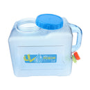 Outdoor Plastic Camping Travel Car Water Bucket Water Carrier Canister 8L Clear