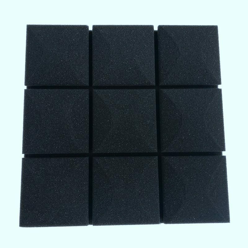 4 pcs Soundproofing Foam Studio Acoustic Sound Treatment Absorption Wedge T