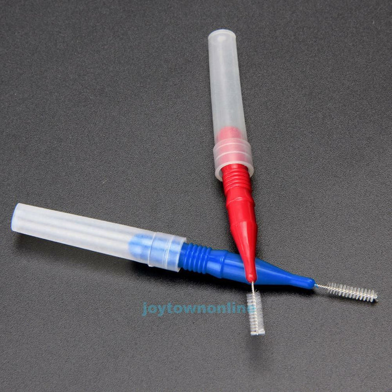 30pcs Tooth Flossing Head Hygiene Oral Dental Plastic Interdental Brush Tool