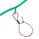 5m Braided Rope Chain Stringer with 5 Stainless Steel Fishing Locks Buckles