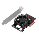M.2 NVME NGFF To PCI-E X4 Expansion Card Adapter Converter Card with Fan fo