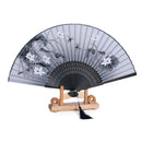 Butterfly Pattern Fan Lily Flowers Fan Wedding Gift