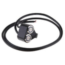 Alloy Handlebar Headlight ON/OFF CNC Dual Push Button Switch Blue Light