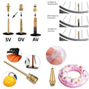 Bicycle Valve Adapter Set Car Valve Adapter Kit Set For Bike Floor Pump Air