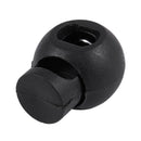 100 Piece Cord Stopper DIY Black Plastic Connector Cord Lock Stopper Switch