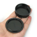 Black Plastic Rear Cover + Body Cap Fit For all M42 42mm Camera & Lens