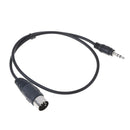 1Pc 5 Pin Din MIDI male to 3.5mm male plug stereo jack audio adapter ca 3C
