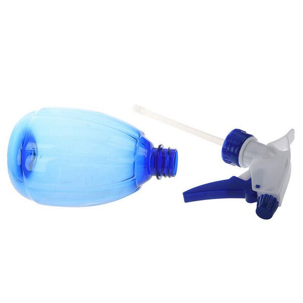 Tear Drop Shape Blue White Plastic Flowers Plants Water Sprayer 520ml