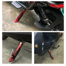 Motorcycle CNC Adjustable Side Tripod Stand, Drop Protection Bracket
