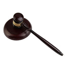 Wooden Handcrafted Wood Gavel Sound Block for Lawyer Judge Auction Sale