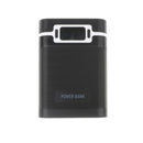 3 in 1 Solar Charger Power Bank 12000mAh USB Battery Black