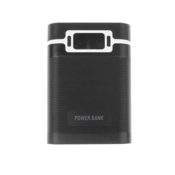 3 in 1 Solar Charger Power Bank 12000mAh USB Battery Black