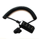 Hub D-Tap Male To 4-Port Female Cable Splitter Spring Line For Anton Battery