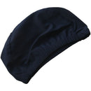 Adults Sport Polyester Elastic Fiber Elastic Dome Shape Swim Cap Dark Blue