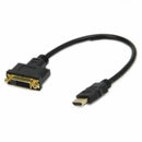 30cm HDMI Male to DVI-D 24+1 Pin Female (M/F) Video Cable Adapter Plug I9X5