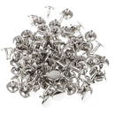 200Pc Metal Double Round Cap Tubular Rapid Rivet Stud Leather Belt Bag Decor