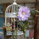 13cm Iron Frame Birdcage Shape Succulent Pot Metal Planter Iron Box Romantic,