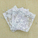 Christmas Snowflake Jewelry Candy Organzer Pouch Gift Bags Wedding Favor De T6B8