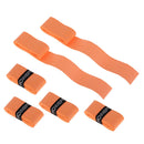 6 Pieces Tennis Badminton Squash Racket Grip Overgrip Tape Orange