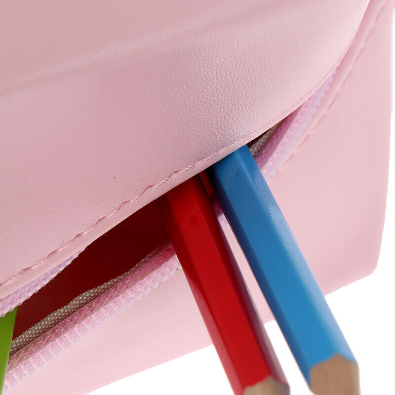 Pink Handbag Eyelashes Cosmetic Bag PU Makeup Pouch Beauty Case Travel Organi FU