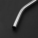 4pcs Stainless Steel Metal Drinking Straws Reusable Washable+1pc Cleaning Brush