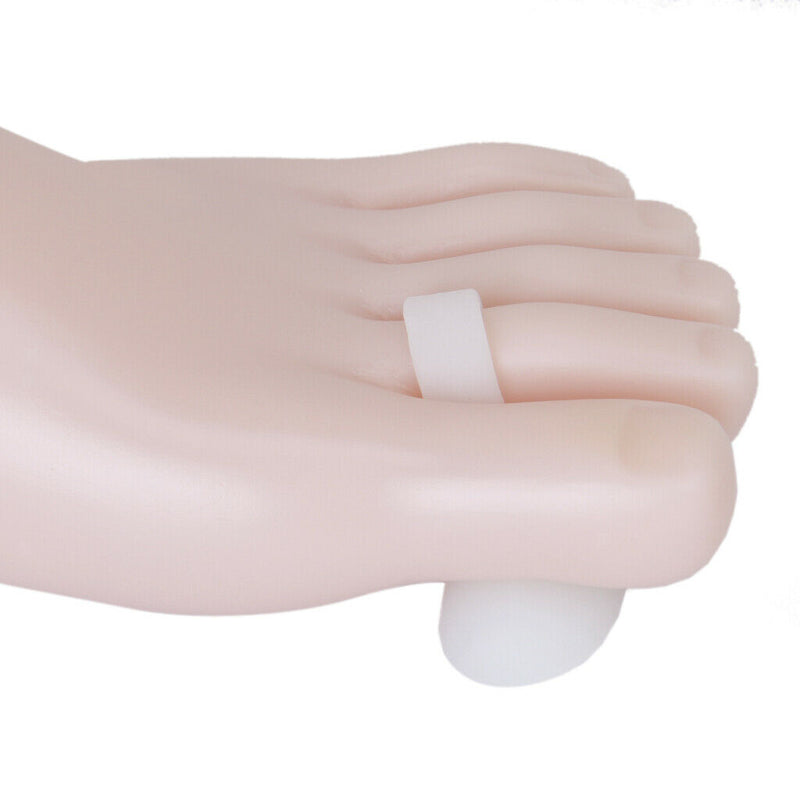 Pair Hammer Claw Mallet Toes Crest Corrector Gel Silicone Cushion Pain Relief