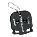 Black Golf Double Golf Score Counter Portable Keeper Score Board with Chain